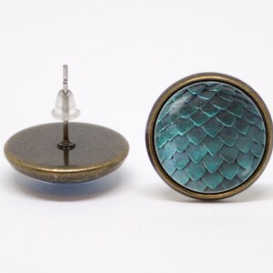 Dragon egg earrings Dragons earrings Dragon jewelry Daughter gift Fantasy jewelry Blue scales Dragon skin earrings Egg dragon Scale earrings