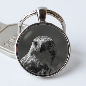 Eagle key chain Eagle keyring Eagle jewelry Eagle pendant Bird key ring Bird keychain Falcon key chain Bird jewelry Hawk key ring Gift ideas