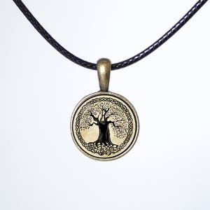 Black choker necklace Celtic Girls choker Celtic jewellery Tree of life Boho choker Celtic pendant Gift for daughter Chokers Leather cord