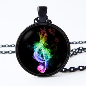 Treble clef Necklace Piano teacher Music jewelry Treble clef pendant Music note necklace Treble clef jewelry Musician gift Musical symbol