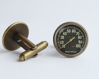 Velocímetro brazaletes Speedometer joyería velocímetro coche velocímetro auto carreras joyería de coche de moda esposas conductor de coche regalo regalo para el padre Groom