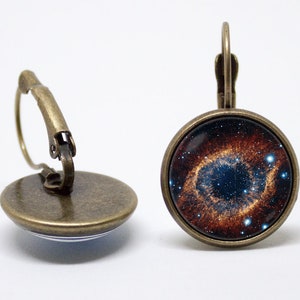 Galaxy jewellery Nebula gift Nebula earrings Galaxy gift Space jewelry Galaxy earrings Astronomy gift Nebula jewelry Planetarium Universe