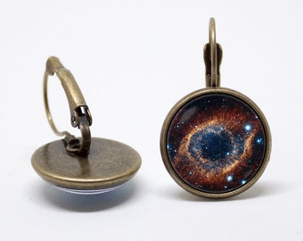 Galaxy jewellery Nebula gift Nebula earrings Galaxy gift Space jewelry Galaxy earrings Astronomy gift Nebula jewelry Planetarium Universe