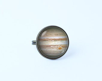 Anillo de Júpiter espacio anillo joyería de planeta galaxia regalo adolescentes joyería universo Júpiter regalo niña regalo para hermana joyería Júpiter Cosmos