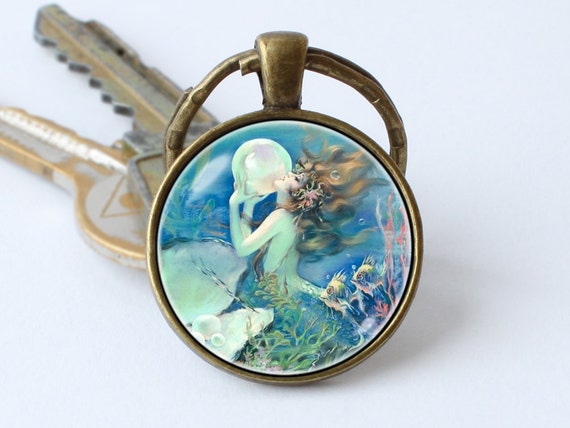 mermaid keychain