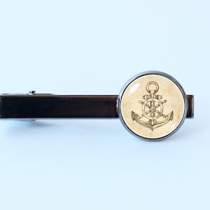 Anchor tie clip Nautical tie clip Father gift Anchor jewelry Ocean tie clip Gift for sailor Nautical jewelry Anchor tie bar Anniversary gift
