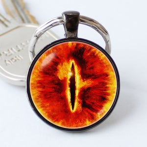 Fantasy keychain Sauron eye keyring Evil eye jewelry Eye of Sauron pendant Evil eye key chain Fantasy jewellery Evil eye keyring Saurons eye