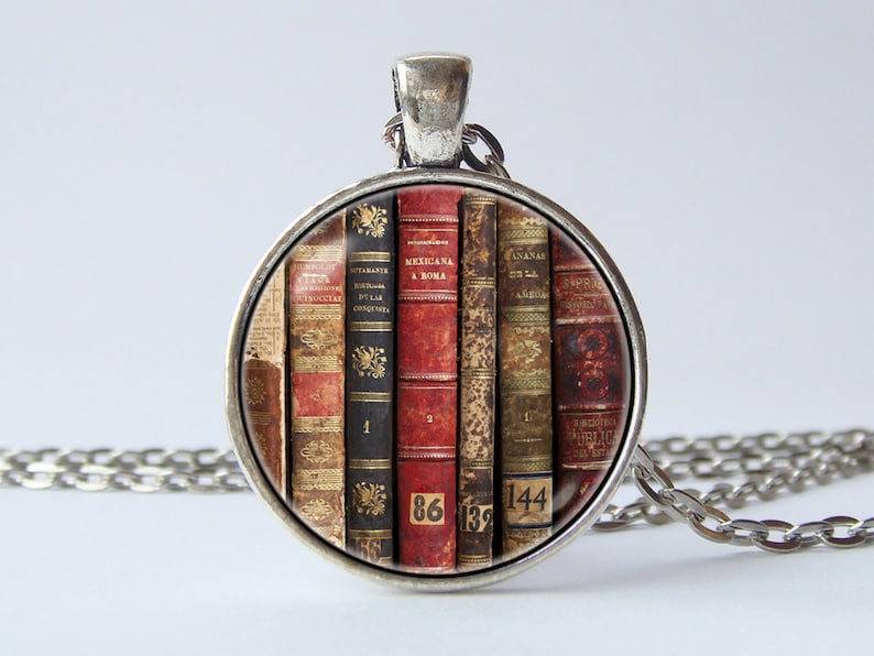 Books keychain Book keyring Librarian key chain Books jewelry Etsy