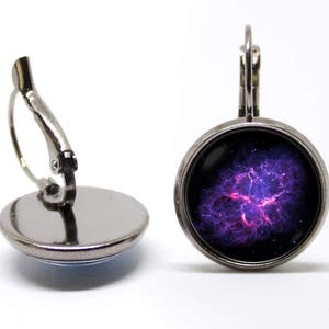 Space earrings Nebula jewelry Nebula earrings Galaxy jewelry Galaxy earrings Space jewellery Space jewelry Gift idea Earrings Nebula Stars