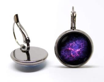 Space earrings Nebula jewelry Nebula earrings Galaxy jewelry Galaxy earrings Space jewellery Space jewelry Gift idea Earrings Nebula Stars