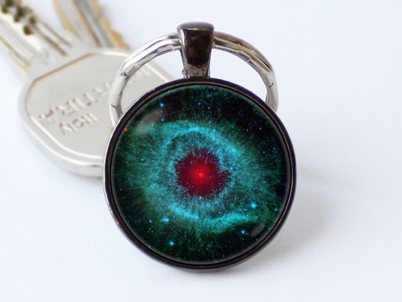Nebula Helix Nebula Keychain Astronomy Key Chain Cosmos Keyring