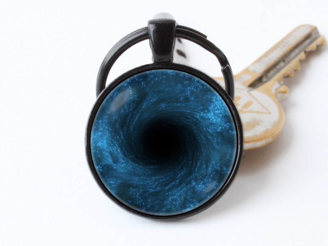 Black Hole Necklace Space Pendant Universe Cosmos Jewelry Etsy