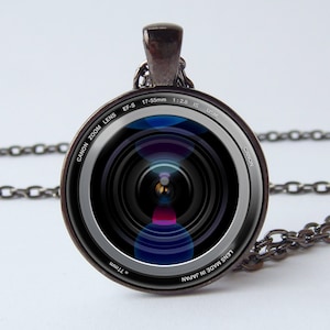 Kamera Anhänger Fotograf Geschenk Kamera Objektiv Schmuck Männer Halskette Kameralinse Digital Anhänger Mann Geschenk Technologische Kamera Geschenk Foto