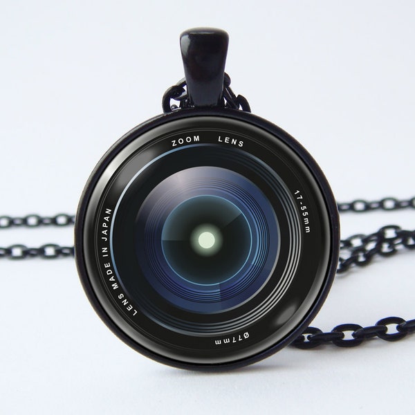 Camera Lens Necklace Etsy