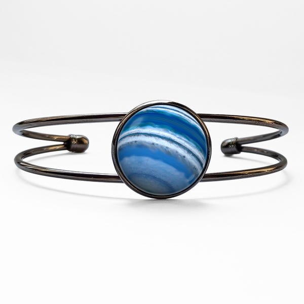 Neptune bracelet Planet bracelet Solar system Space bracelet Astronomy gift Galaxy bracelet Neptune jewelry Universe Outer space