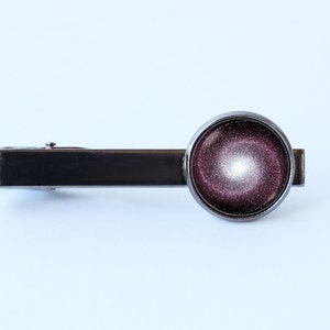 Universe tie clip Husband gift Nebula tie clip Outer space Men accessories Nebula jewelry Galaxy jewelry Nebula tie bar Father gift Cosmos