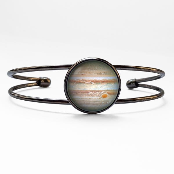 Jupiter bracelet Planet bracelet Galaxy jewelry Space gift Universe jewellery Birthday gift Cosmos outer Space jewelry Science Zodiac gift