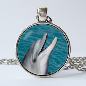 Collar delfín dolphin joyería delfín colgante del océano regalo del mar colgante regalo del océano collar del mar arte vida marina
