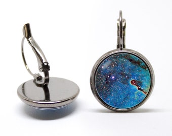 Nebula jewelry Earrings Nebula Cosmos gift Birthday gift Galaxy earrings Nebula jewellery Space earrings Girlfriend gift Galaxy jewelry Star