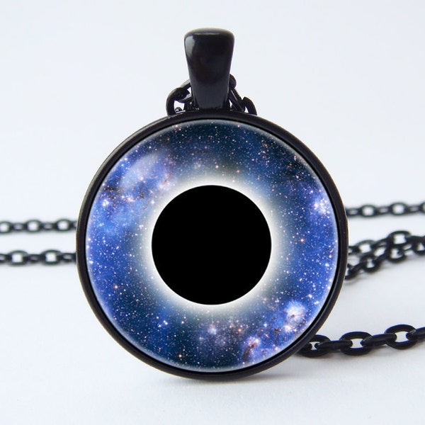 Necklace cosmos Black Hole Space jewelry Galaxy pendant Black Hole necklace Galaxy jewelry Space gift Space pendant Universe necklace