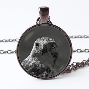Eagle pendant Necklace white eagle Wild bird Wild nature Bird jewelry Birthday gift White bird necklace Falcon Hawk necklace Animal pendant
