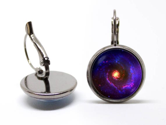 Midnight Blue Outerspace Earrings Midnight Blue Outerspace Earrings