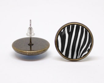 Zebra stripe Geometric earrings Zebra print earrings Zebra jewelry Zebra earrings Animal jewelry Zebra jewellery Black and white Safari Zoo