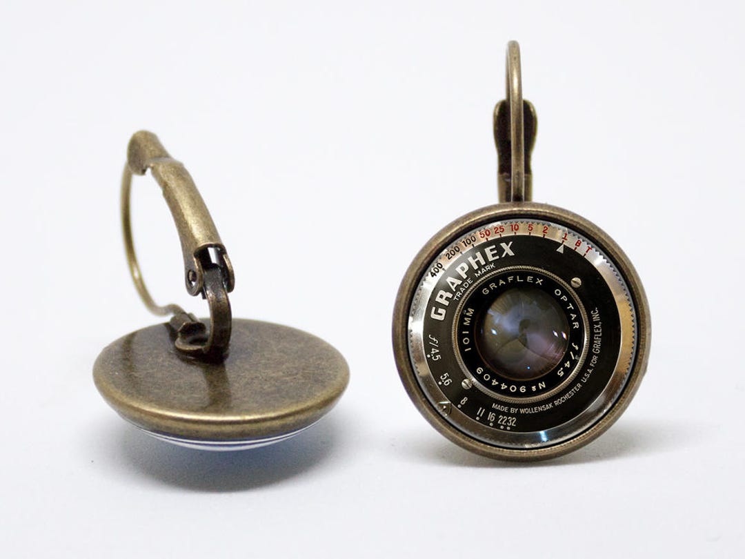 Camera Lens Jewelry Photographer Gift Lens Earrings Camera Etsy