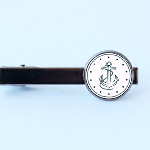 Anchor tie clip Nautical jewelry Nautical tie clip Men gift Father gift Anchor tie bar Anchor jewelry Ocean jewelry Sailor tie clip Simple
