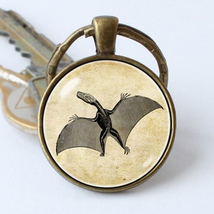 Llavero de pterodáctilo Llavero de pterodáctilo Joyas de pterodáctilo Colgante de dinosaurio Llavero de dinosaurio Llavero de dinosaurio Joyas de dinosaurio