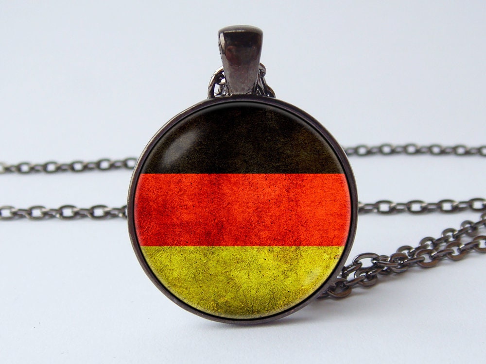 Broche Drapeau Allemagne En Métal émaillé - Insigne Patriotique Avec Feuilles De Chêne Vintage - Cadeau Pour Hommes