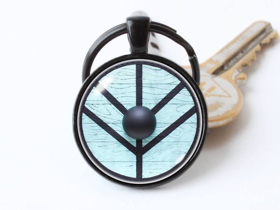 Vikings Shield Keychain Gift for Him/her Lagertha Inspired Keyring