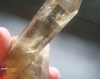 Citrine Cluster Specimen from Madagascar, Solar Plexus Chakra, Chakra Healing, Prosperity Crystals