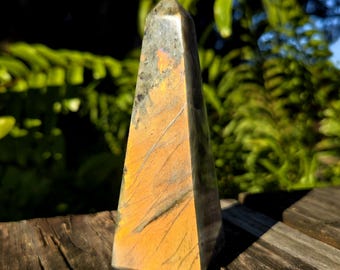 Sunset Flash Labradorite Tower