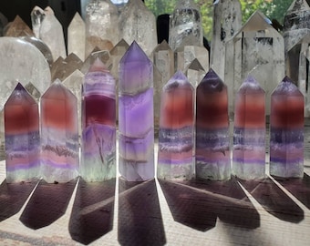 Gorgeous Fluorite Points