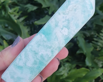Blue Aragonite tower from Pakistan
