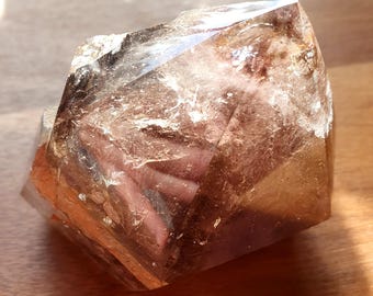 Elestial Dark Smokey Amethyst specimen