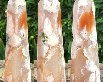 Flower Agate Tower, Cherry Blossom Agate Tower, Sakura Agate Tower