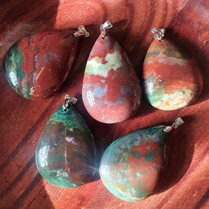 Sea Jasper Pendant- Your Choice.