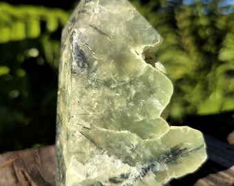 Prehnite with Epidote tower
