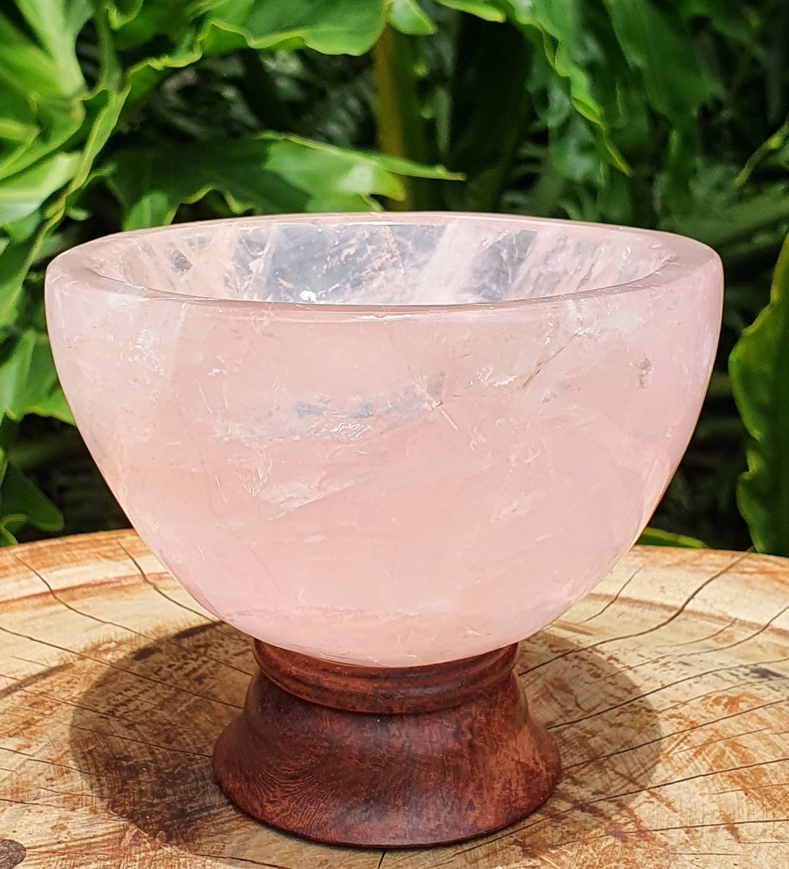 rose quartz bowl rose quartz bowl