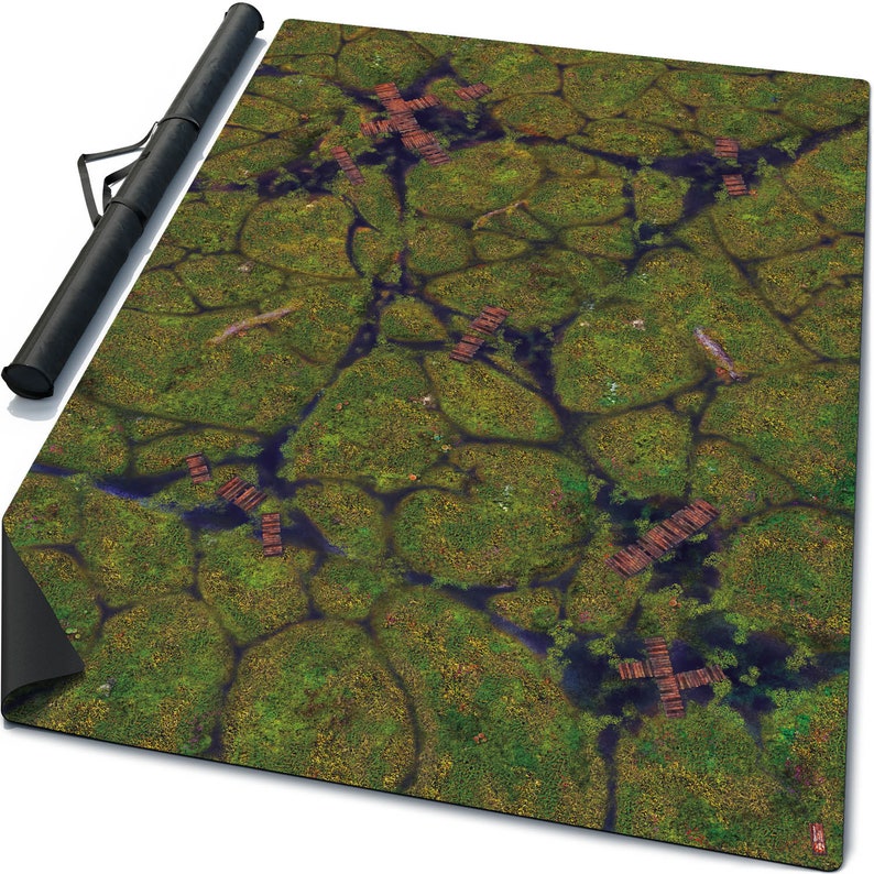 Battle mat Erdhexe Case swamp world terrain for scale Etsy