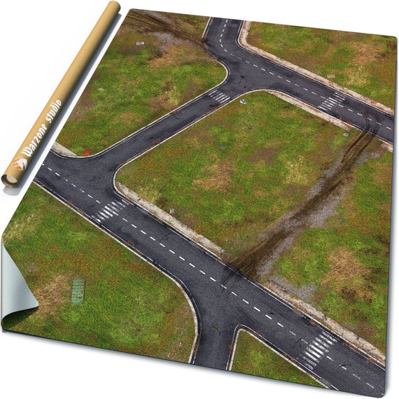 Battle Mat Suburban World War Roads Terrain For Scale Model Etsy