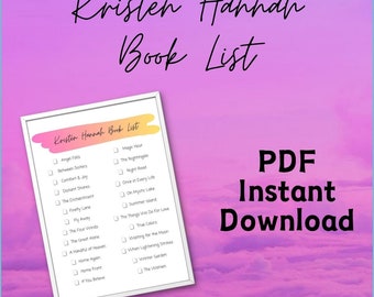 Kristen Hannah Book List