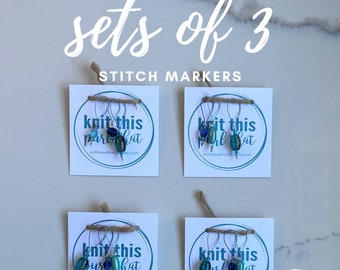 Stitch markers, knitting markers, snag free, gifts for knitters