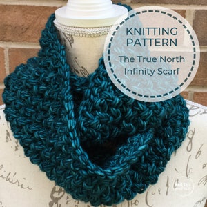 KNITTING PATTERN Infinity Scarf Knitting Pattern Cowl - Etsy