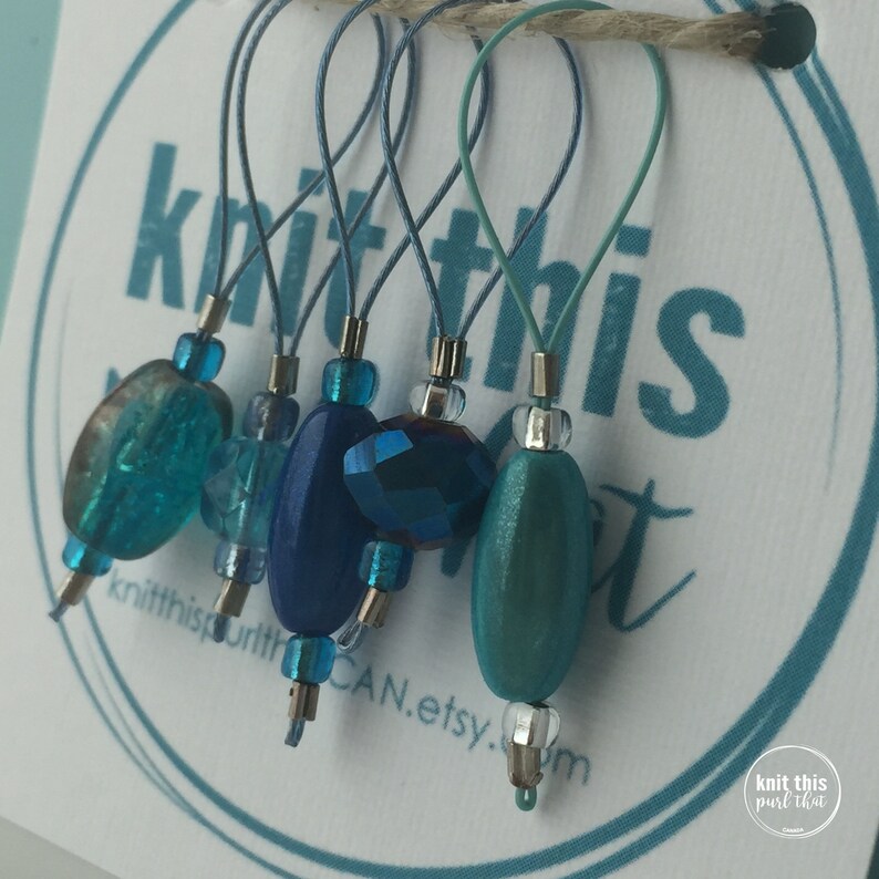 Bead Stitch Markers Stitch Marker Sets Knitting Markers Etsy Canada