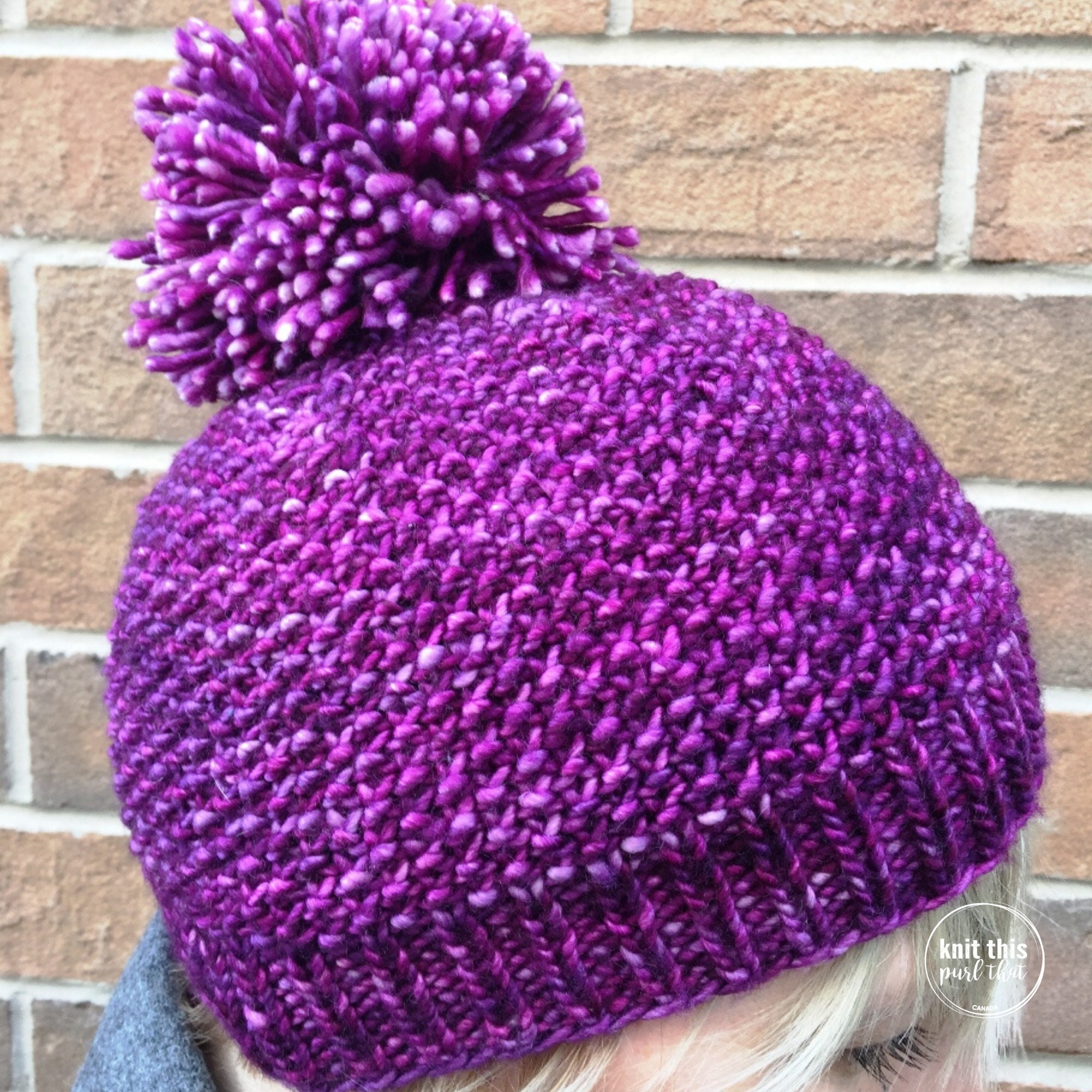 KNITTING PATTERN hat knitting pattern wool hat pattern pom Etsy