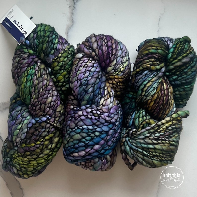 Wool, yarn, Merino wool, Malabrigo Caracol, hand dyed yarn, super bulky yarn, superwash wool Bild 2