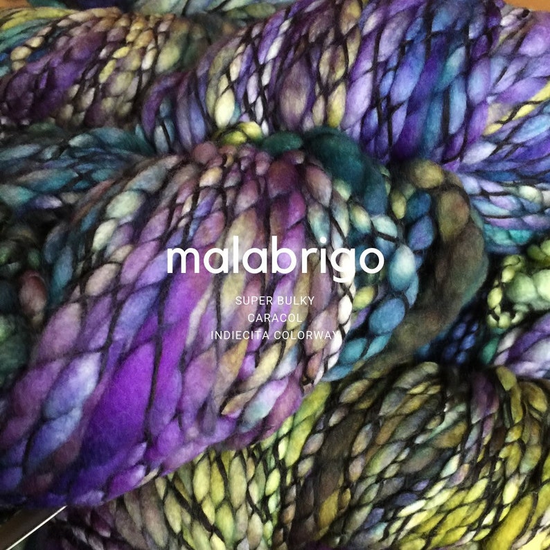 Wool, yarn, Merino wool, Malabrigo Caracol, hand dyed yarn, super bulky yarn, superwash wool Bild 10